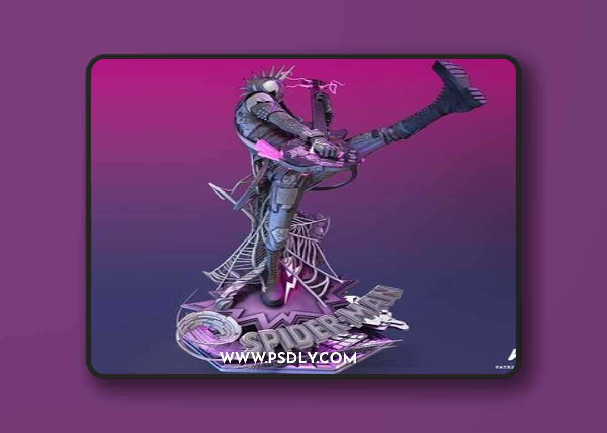 Wicked - Spider Punk Statue – 3D Print Model
