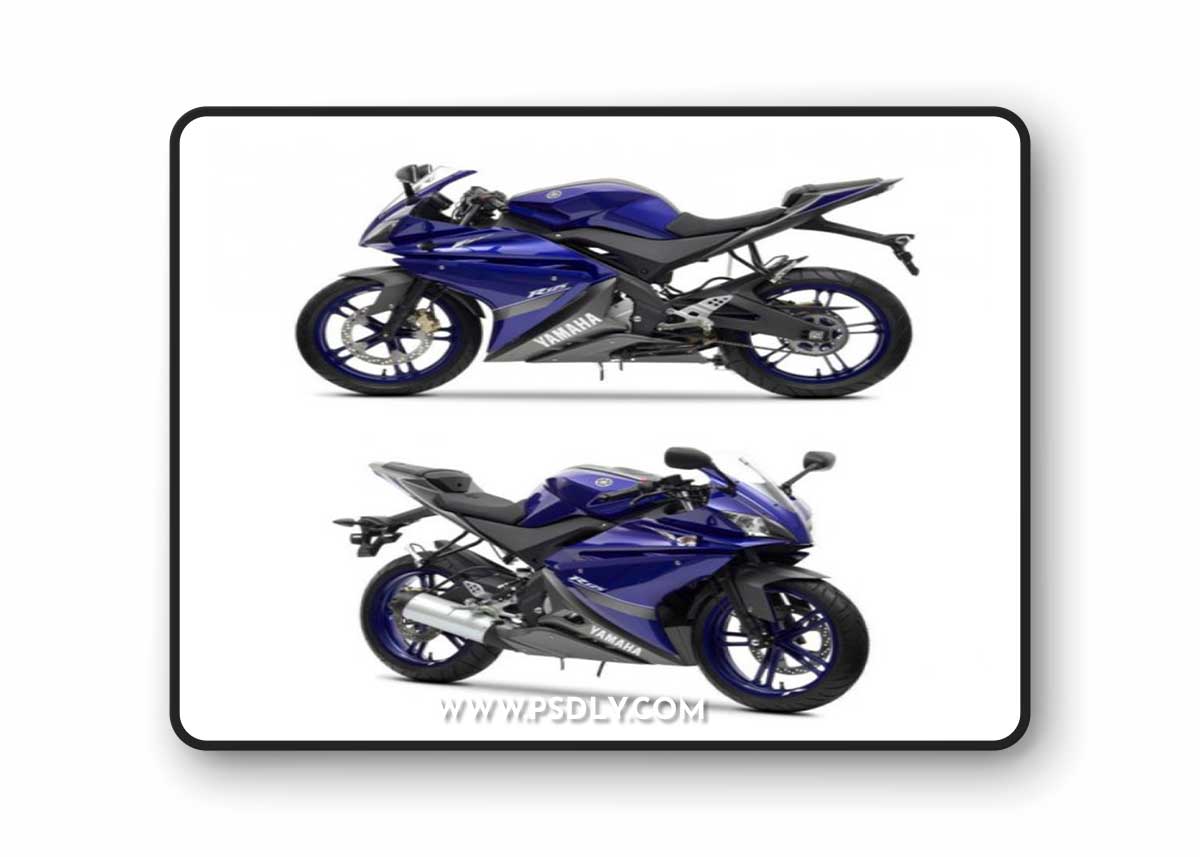 Yamaha YZF-R125 3D Model