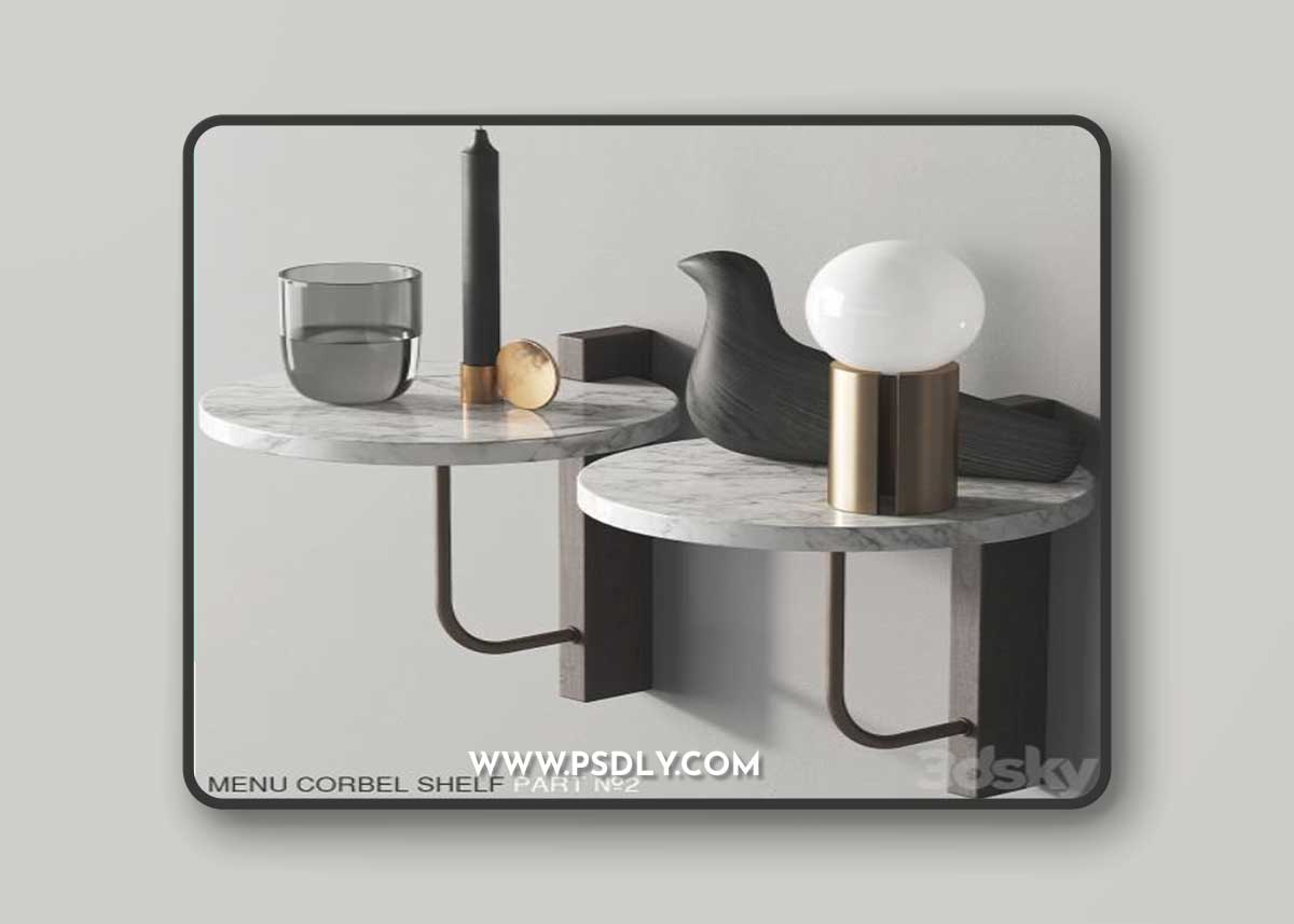 140 Menu Corbel Shelf by Kroyer Saetter Lassen P02