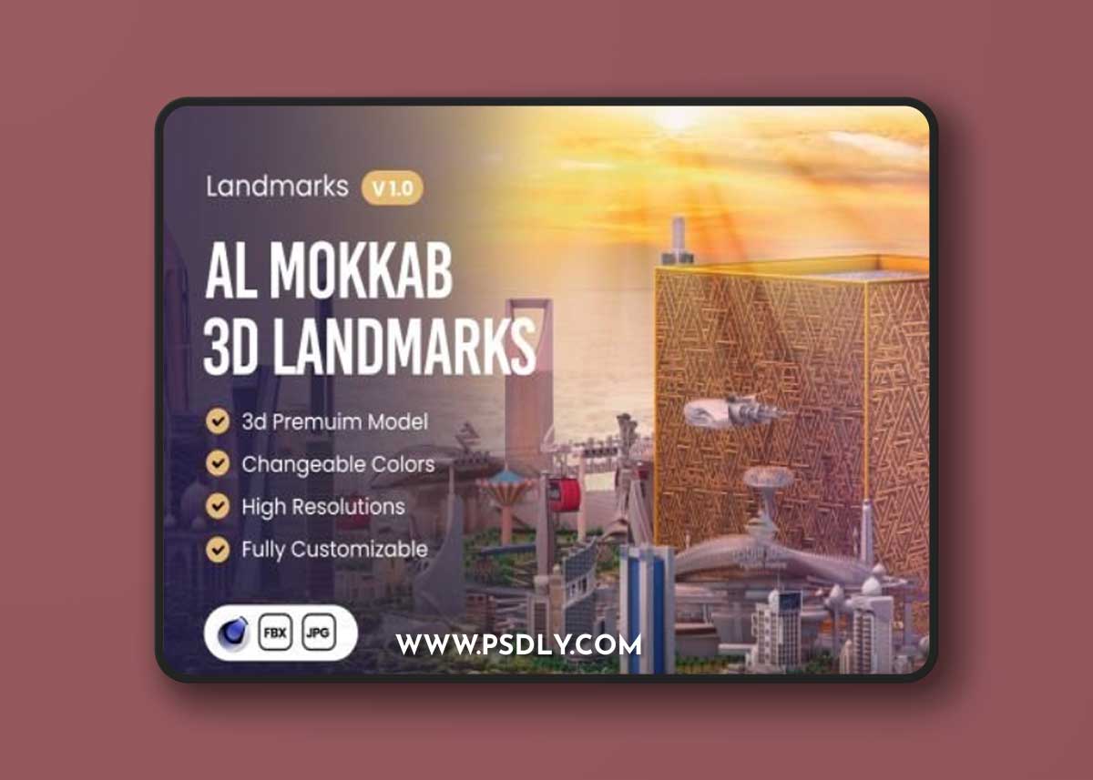 3D THE MUKAAB - SAUDI ARABIA VISION 2030 Ui8.net