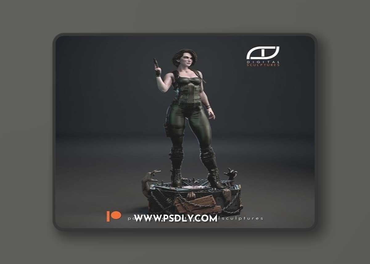 ATV Digital Sculptures – Jill Valentine – 3D Print Model