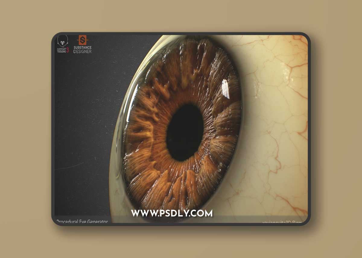 Artstation - Xavi Anguita - Procedural Eye Generator - Substance Painter