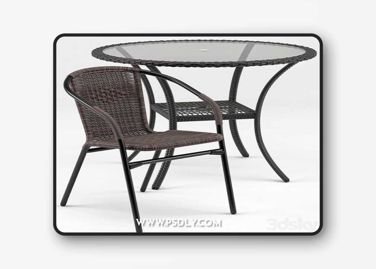 Brigance Bistro Table, Acadian DIning Chair