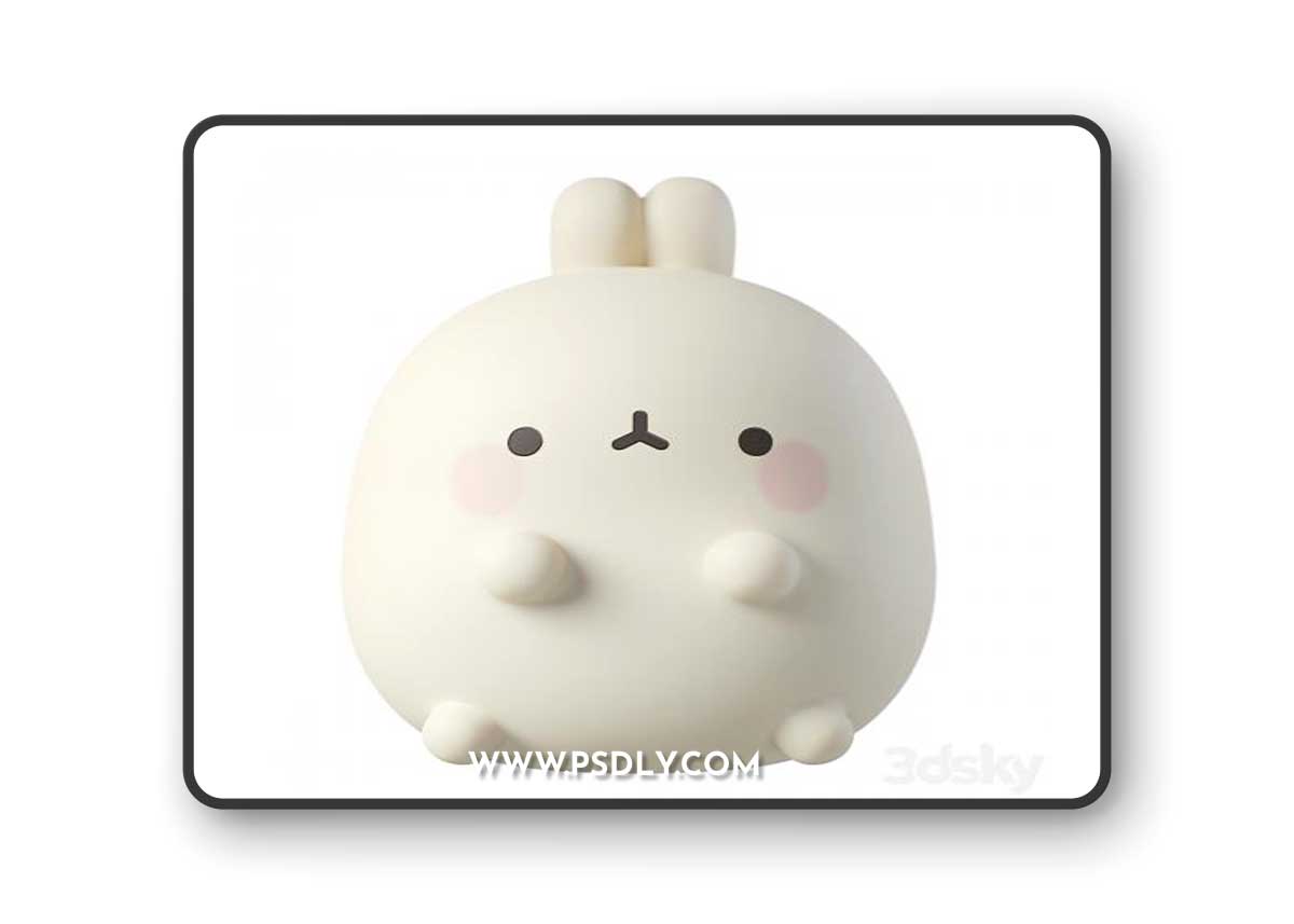 Children's plastic toy Millimages Molang