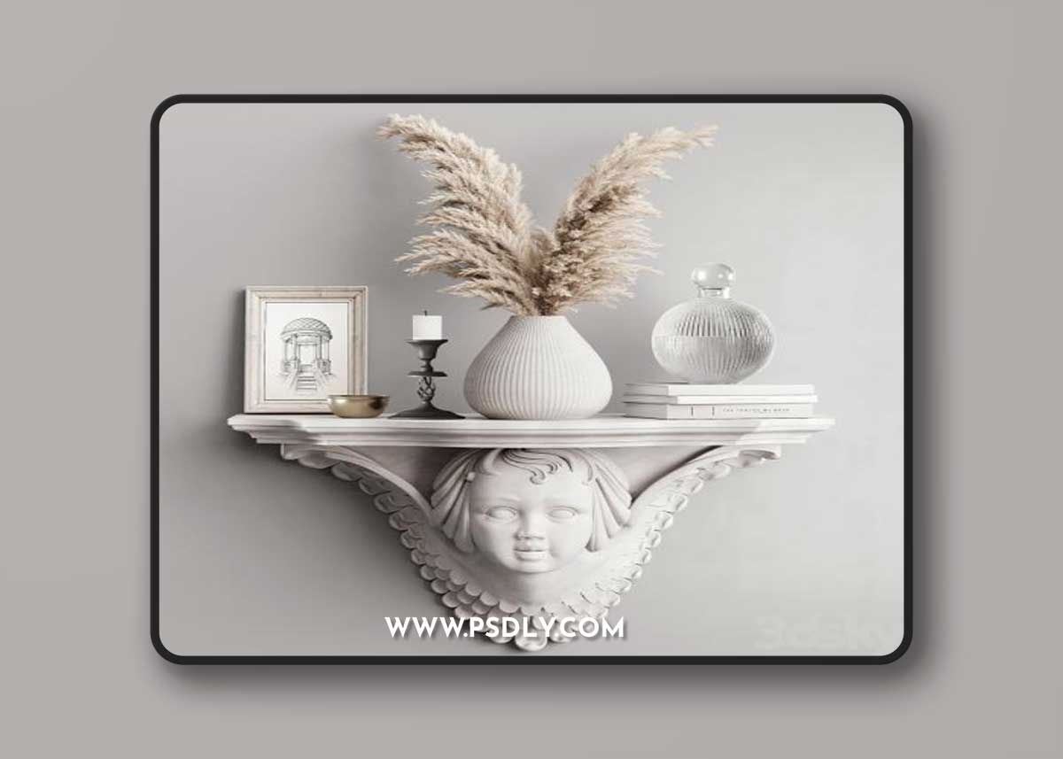 Decorative set 039 3D Model