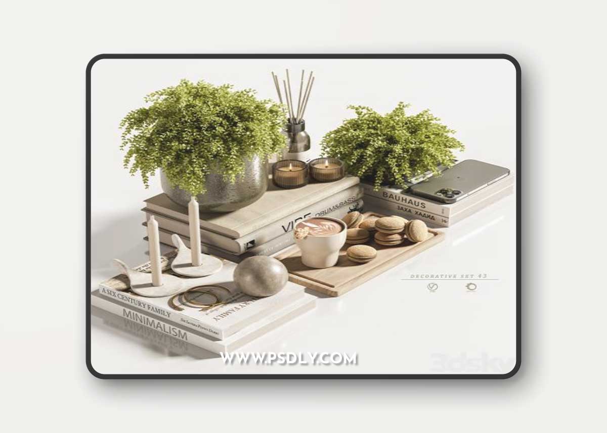Decorative set 51 3D Model