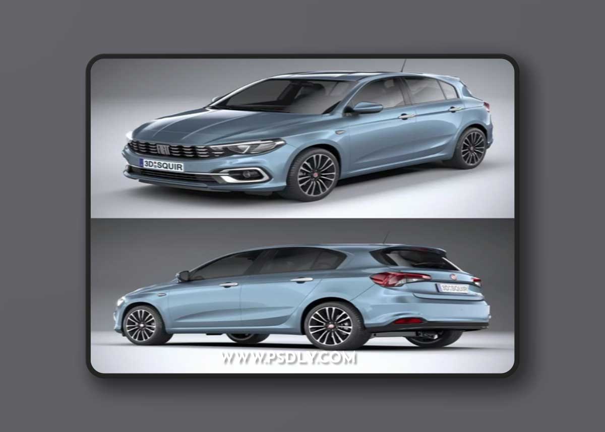 Fiat Tipo 5door 2021 3D Model