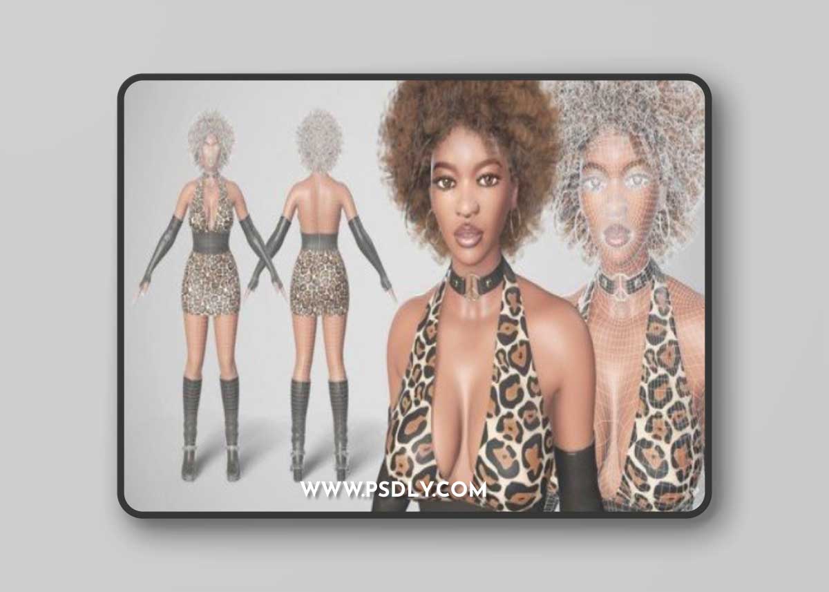 Funky Woman – Female Character Version 1