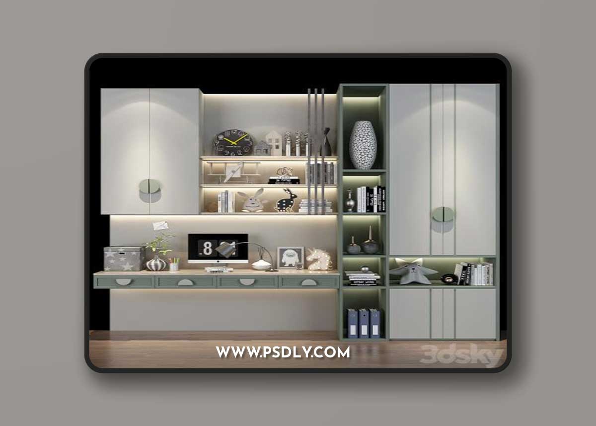 Furniture for a children 0442 3D Model