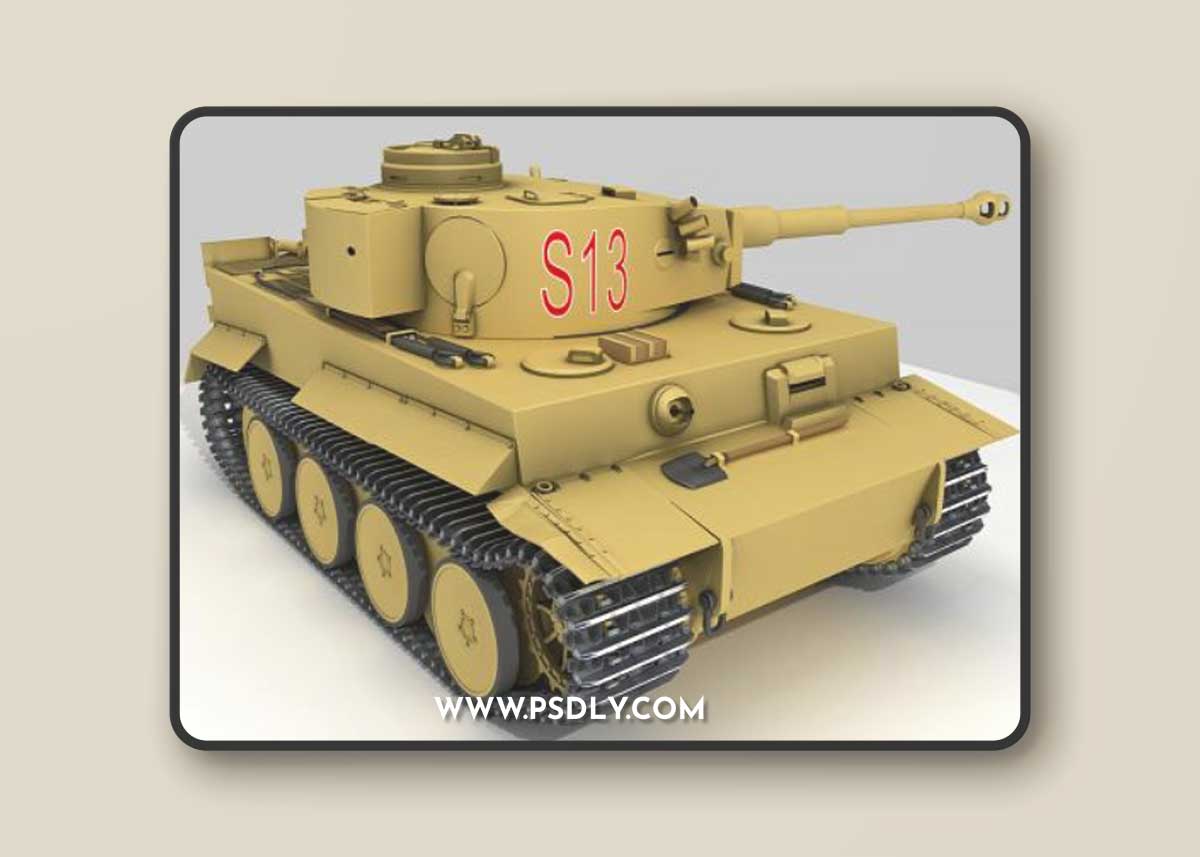 German heavy tank Tiger I Ausf E Pz. VI