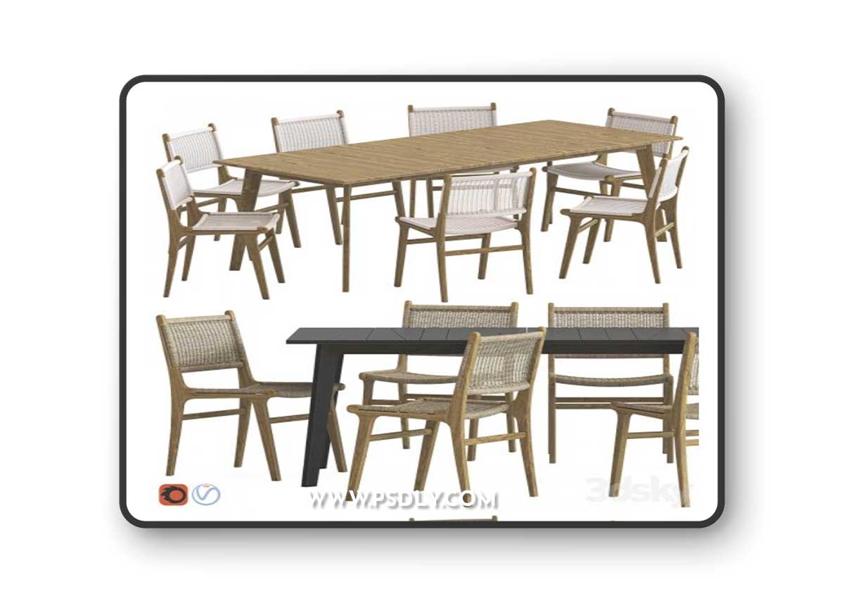 Globewest Noosa Chair and Noosa Table