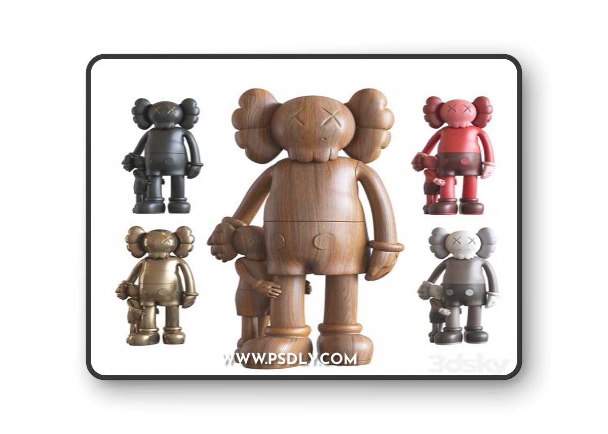 Kaws Good Intentions 2021 3D Model
