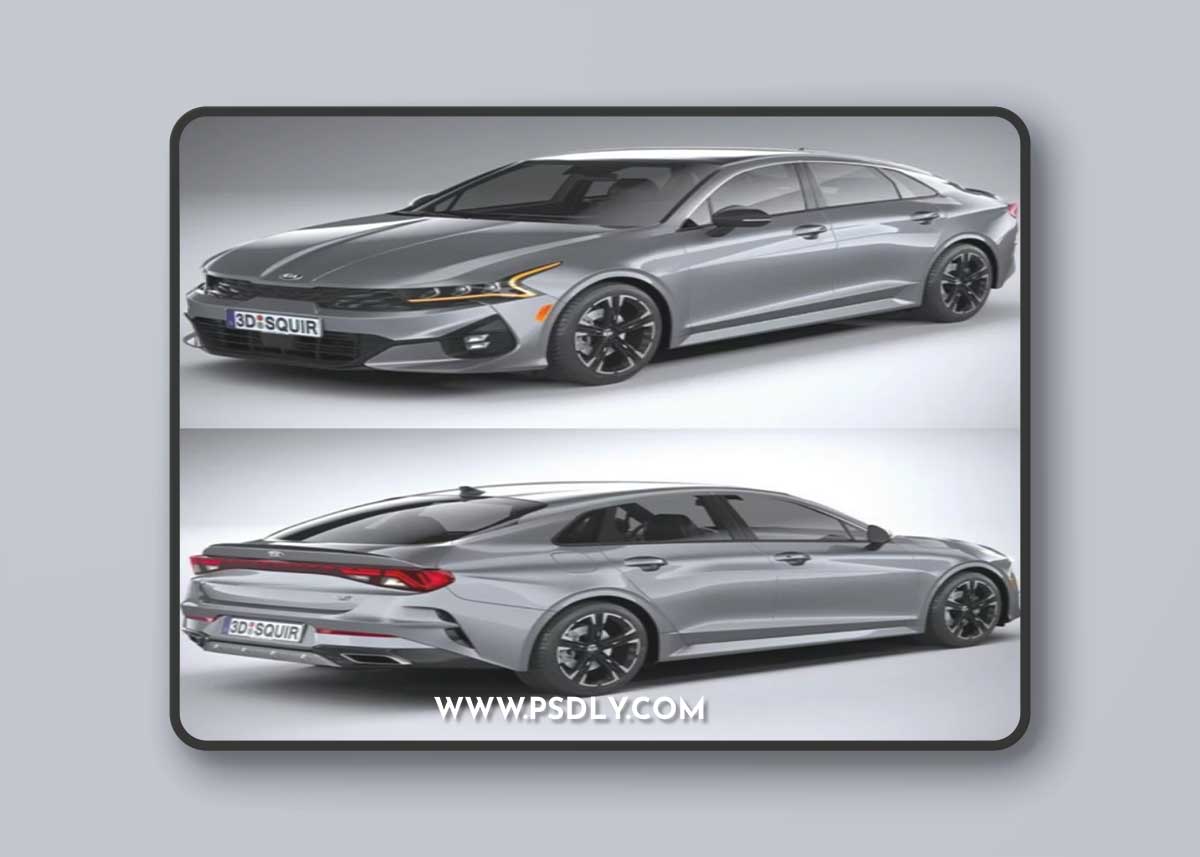 Kia K5 2021 3D Model