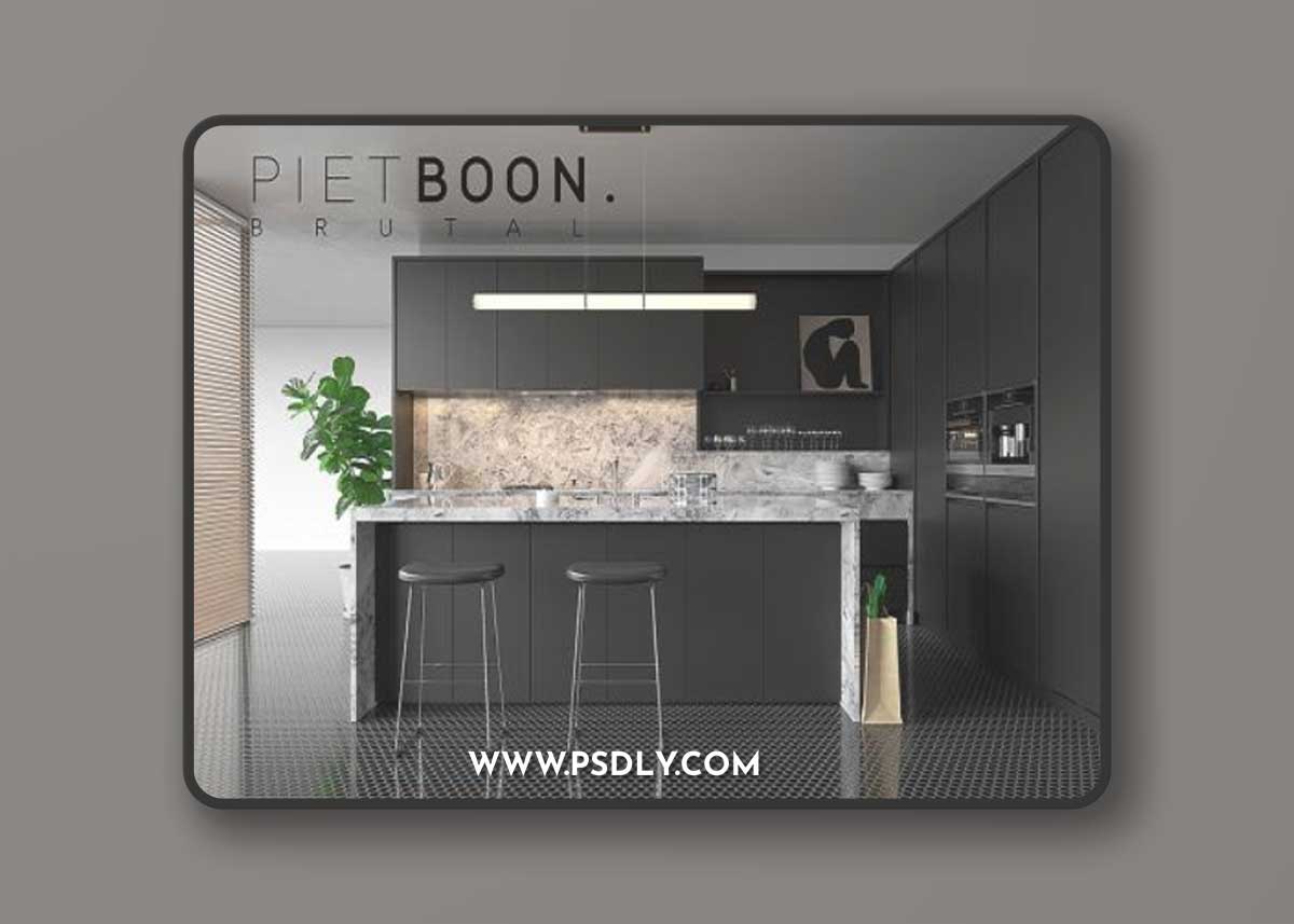 Kitchen Piet Boon BRUTAL (vray GGX, corona PBR)