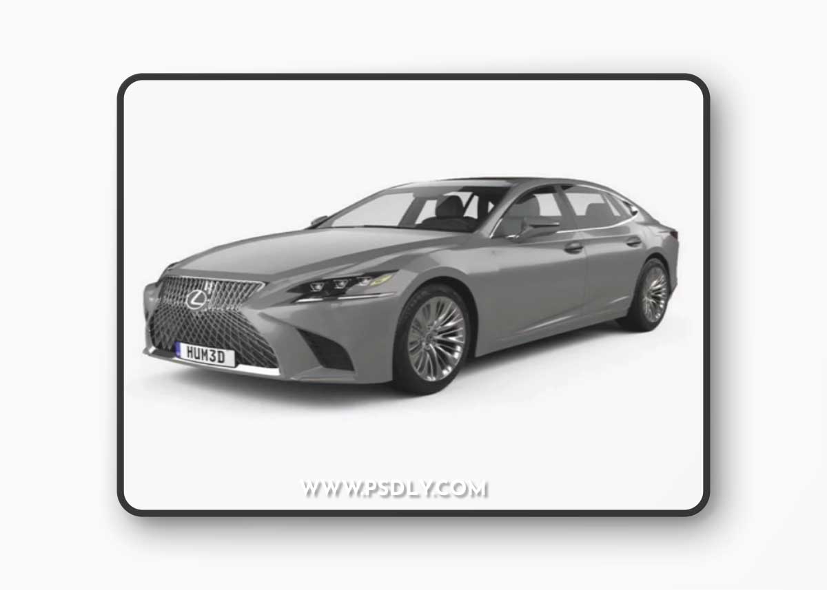 Lexus LS 2020 3D Model
