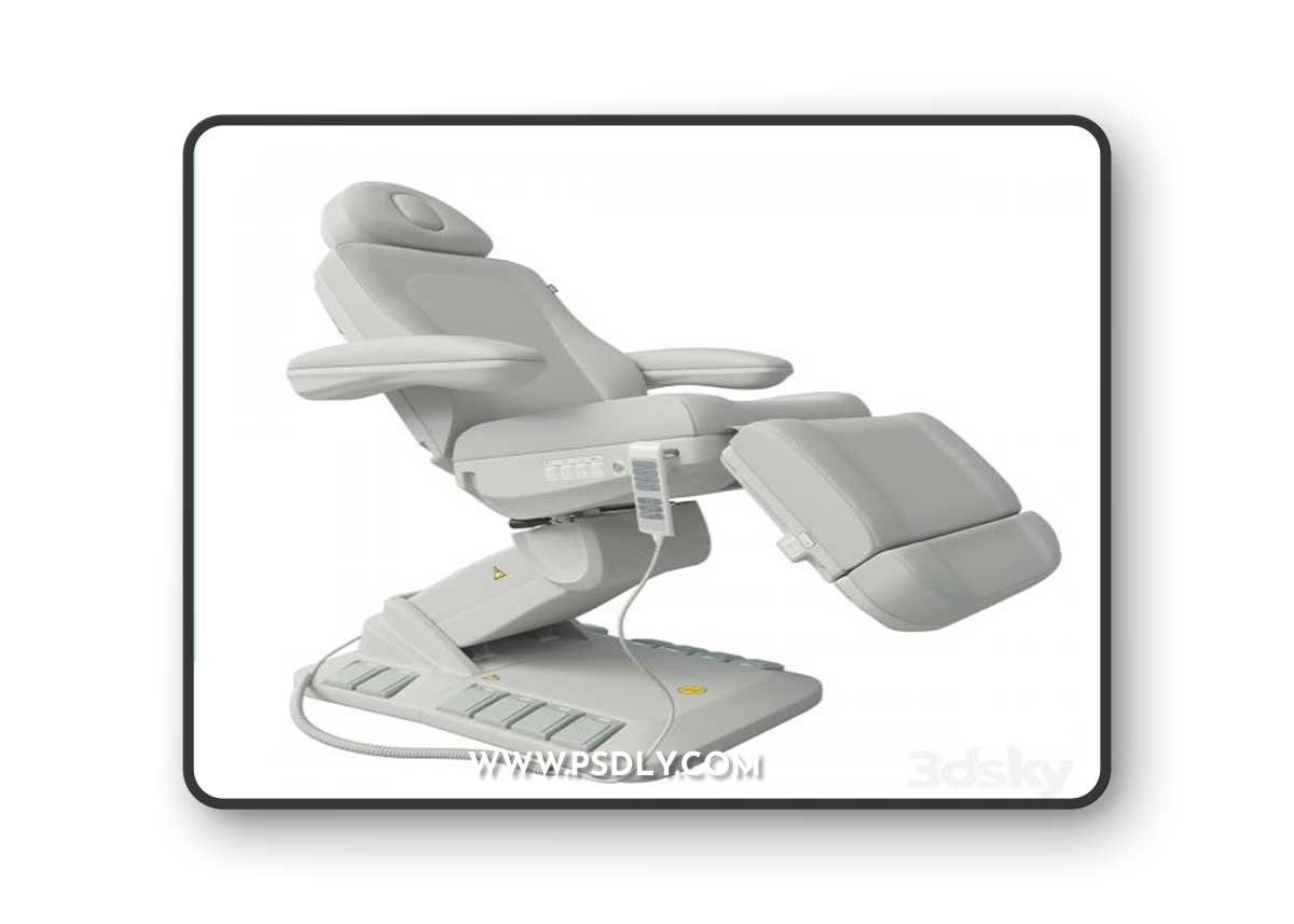 Lotus Plus Facial Chair 3D Model