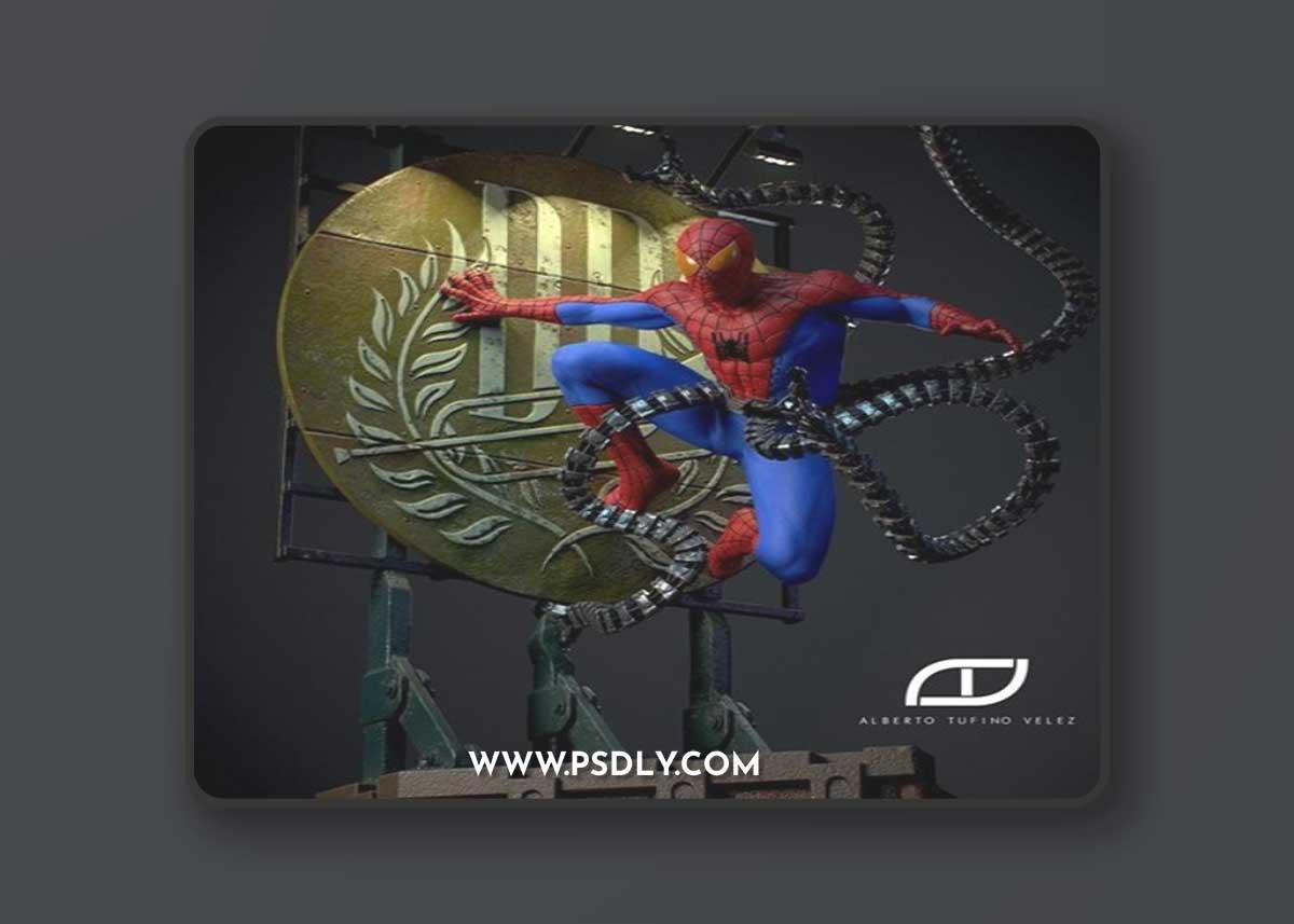 Octo-Spider by Alberto Tufino Velez – 3D Print Model