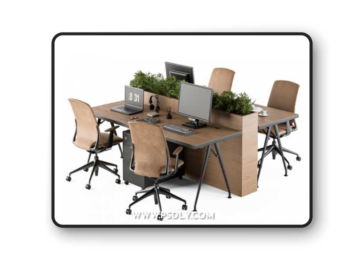 Office Furniture - employee Set 29