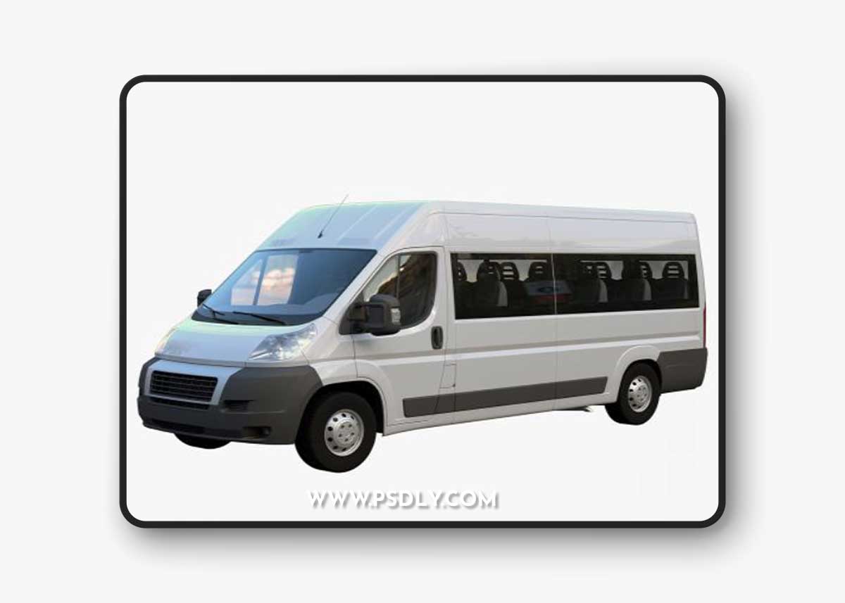 Passenger minibus L4H3 3D Model