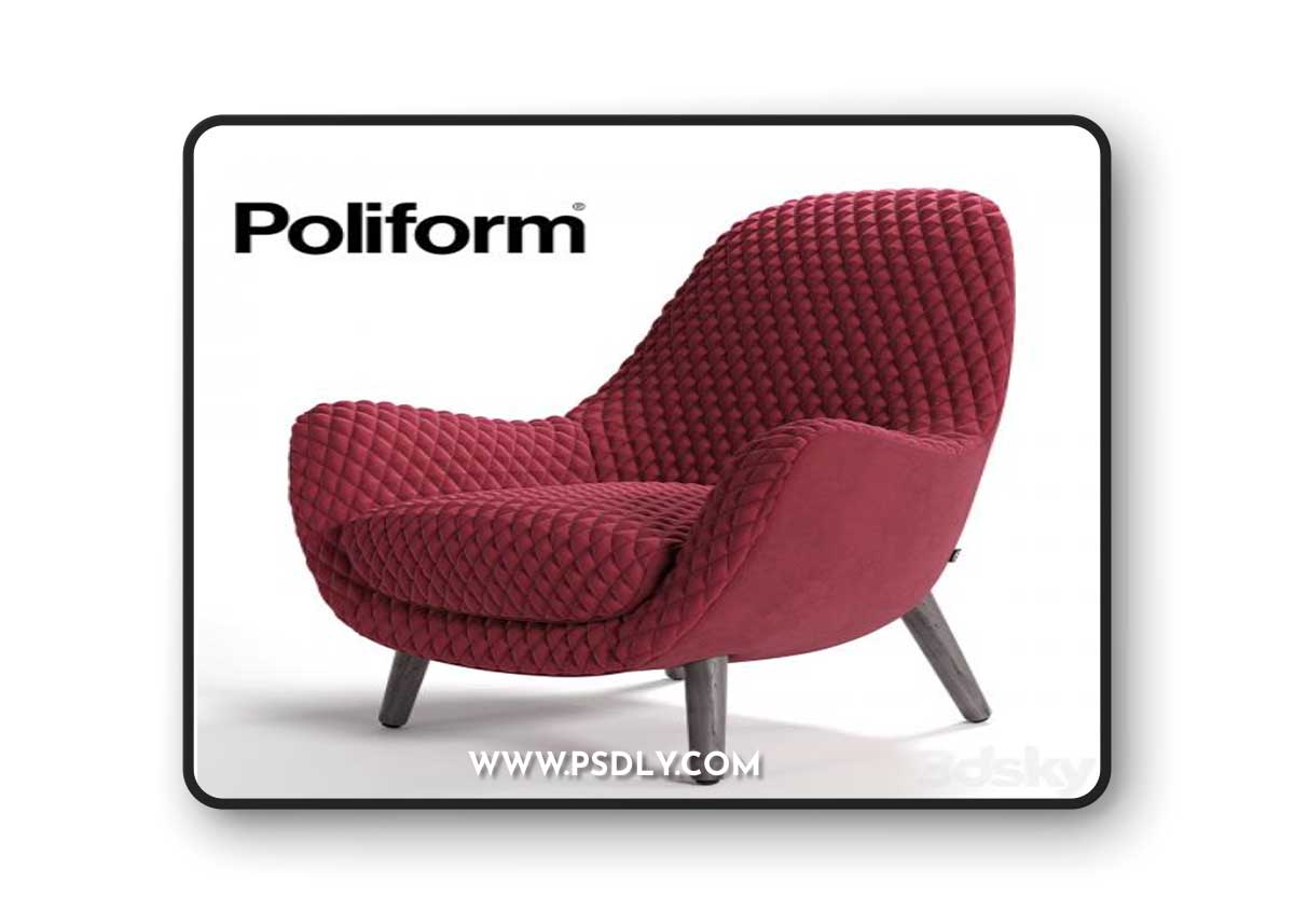 Poliform MAD KING 2 3D Model