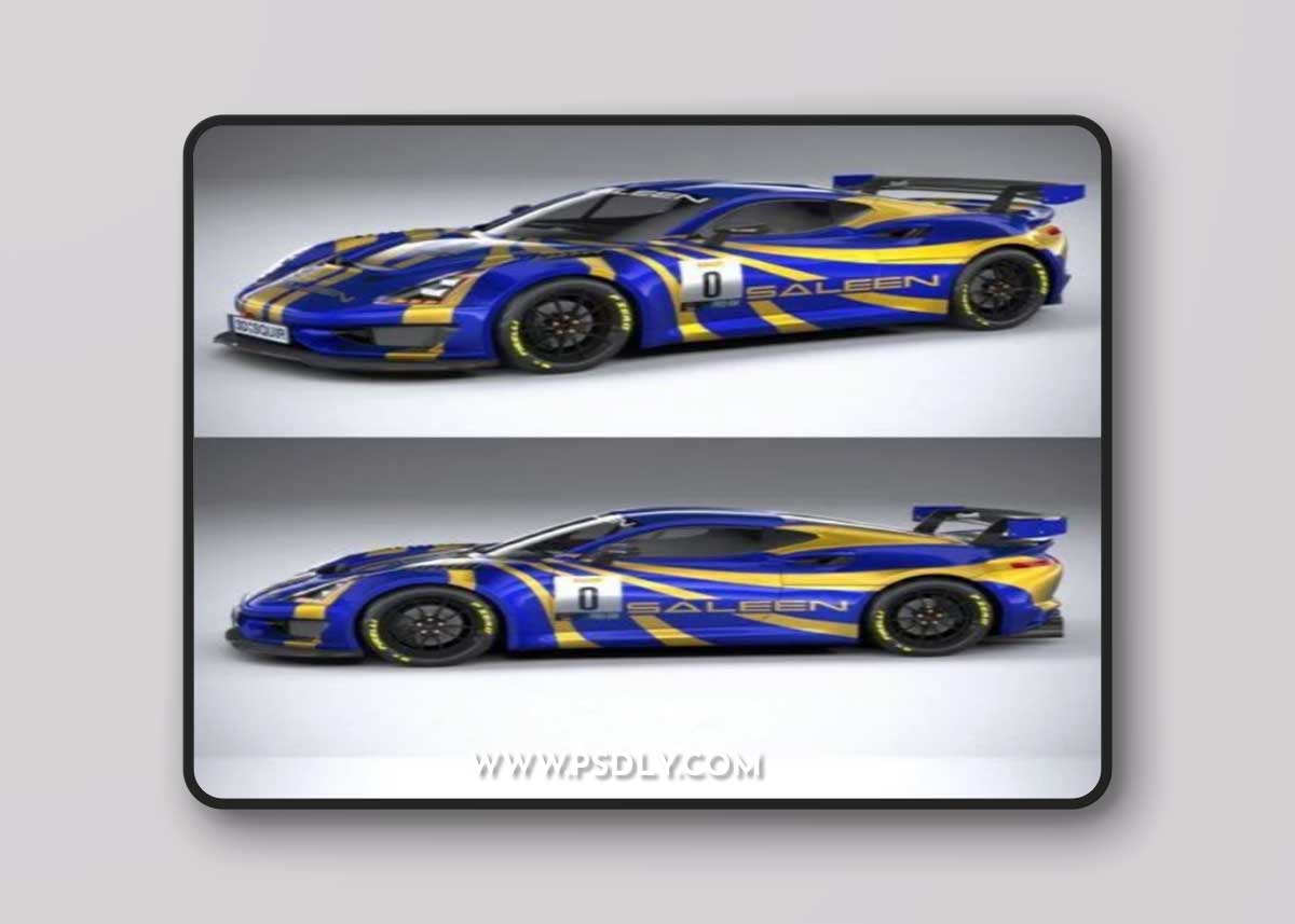 Saleen GT4 2020 3D Model