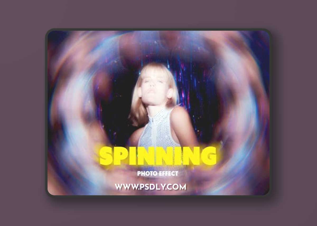 Spinning Blur Effect for Photoshop