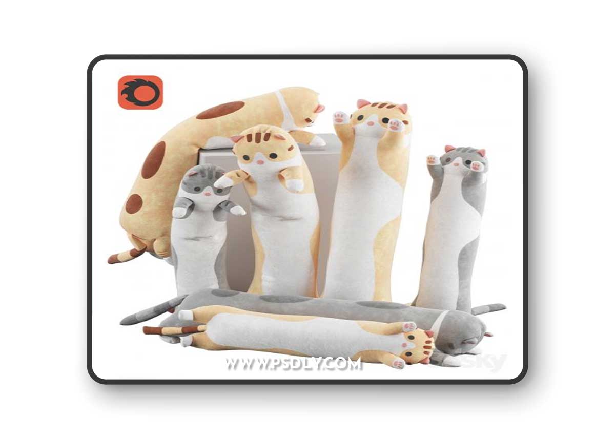 Stuffed plush toy, cat from aliexpress