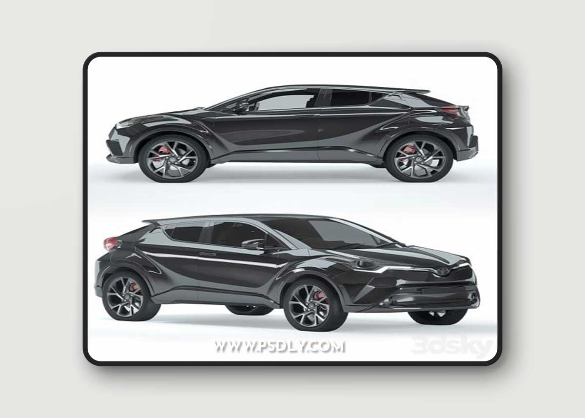 TOYOTA C-HR 3D Model