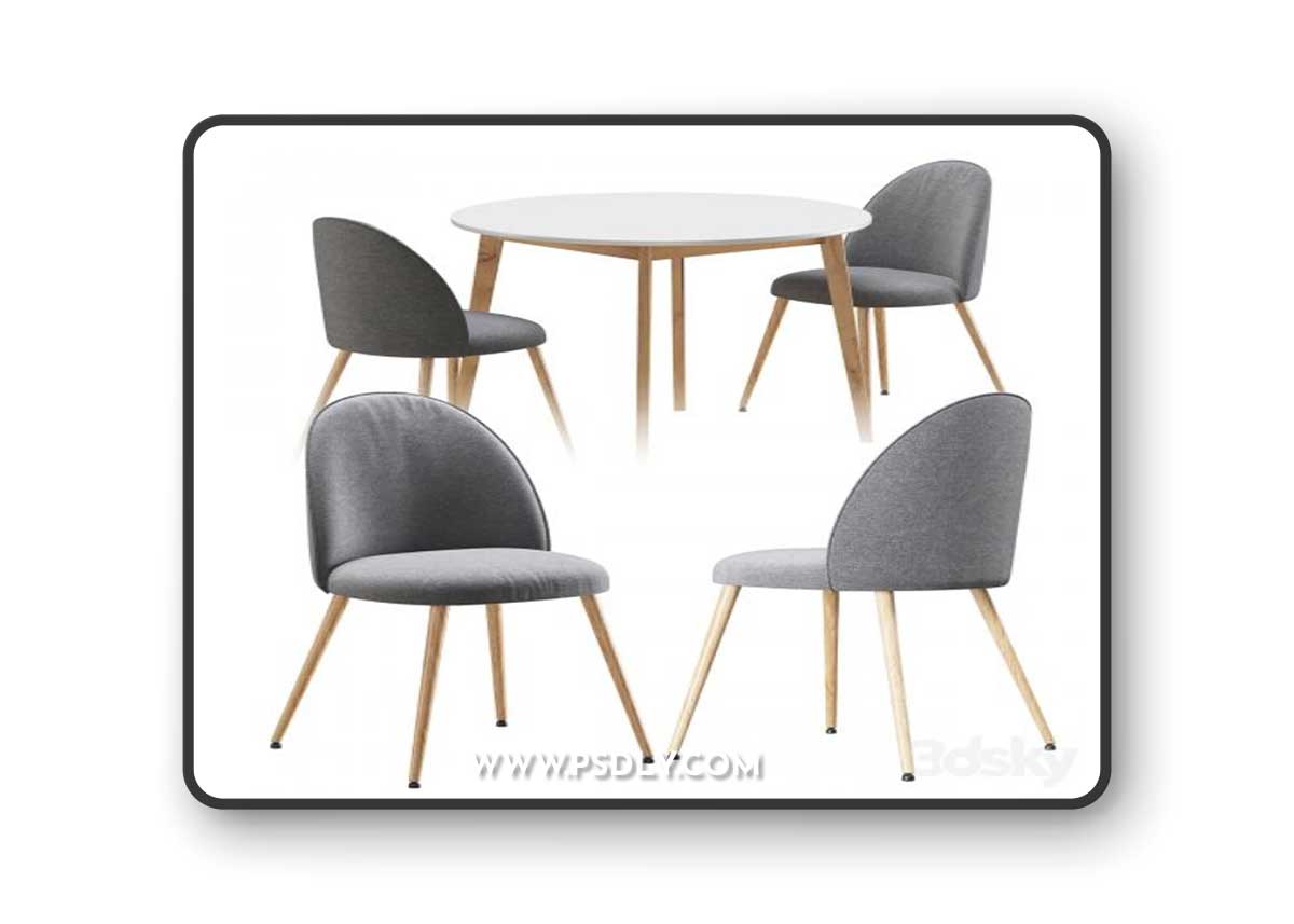 Table and chair Jysk Kokkedal, Jegind