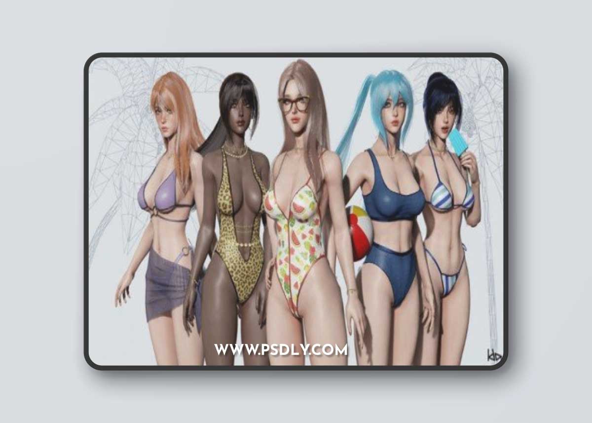 Unreal Engine - Beach Girls 4.19-4.27, 5.0-5.2