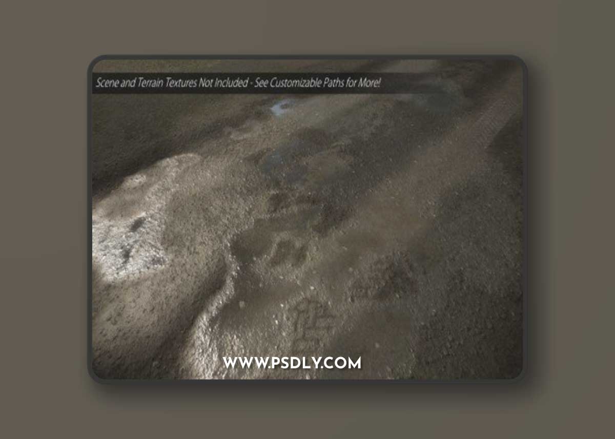 Unreal Engine - Customizable Puddles 4.13-4.27, 5.0-5.3