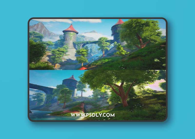 Unreal Engine - Dreamscape – Stylized Environment Tower