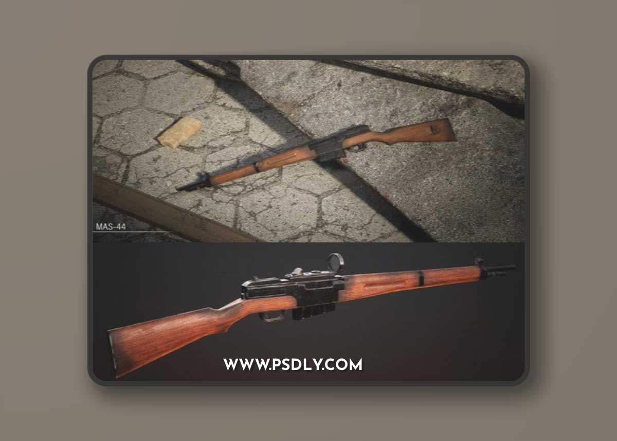 Unreal Engine - MAS-44 Assault Rifle