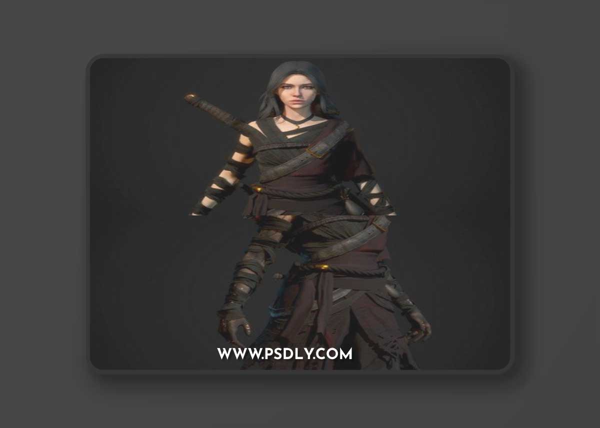 Unreal Engine - Shinobi 3D Model