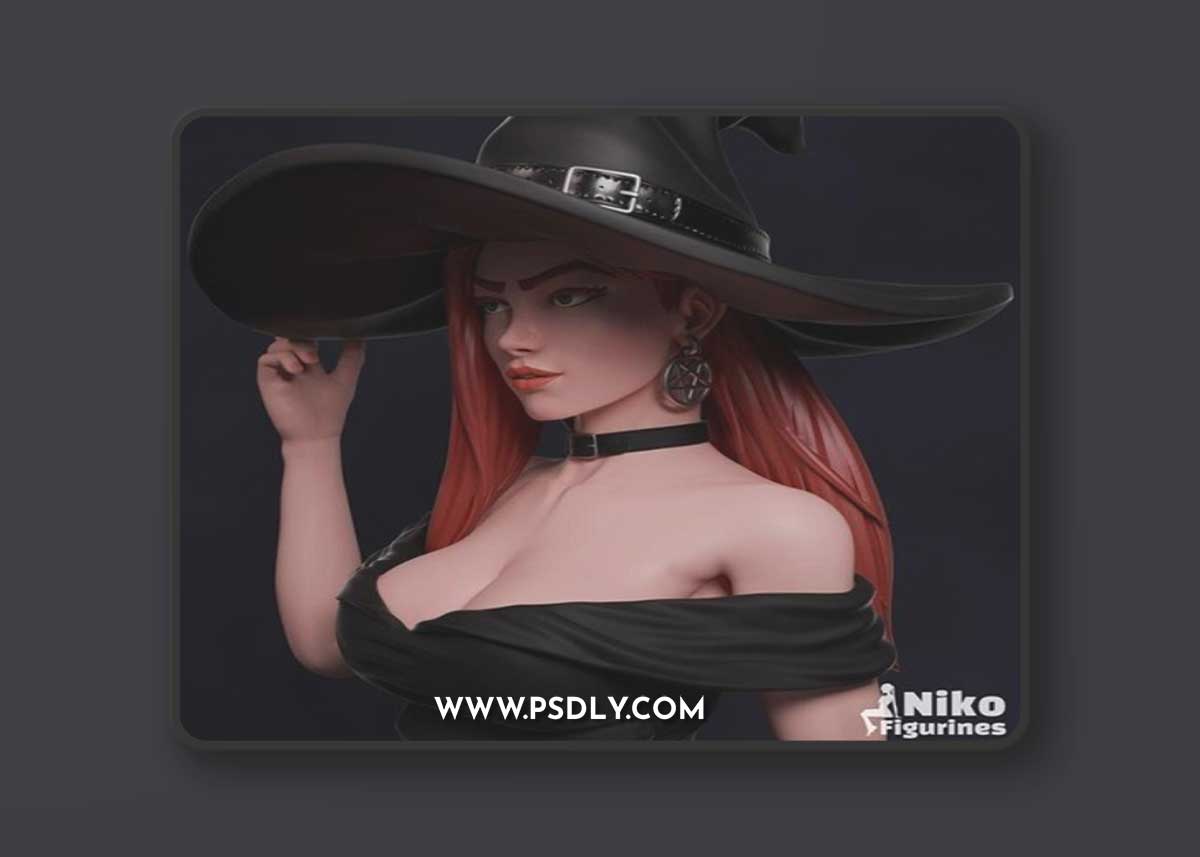 Witch by Niko Figurines – 3D Print Model