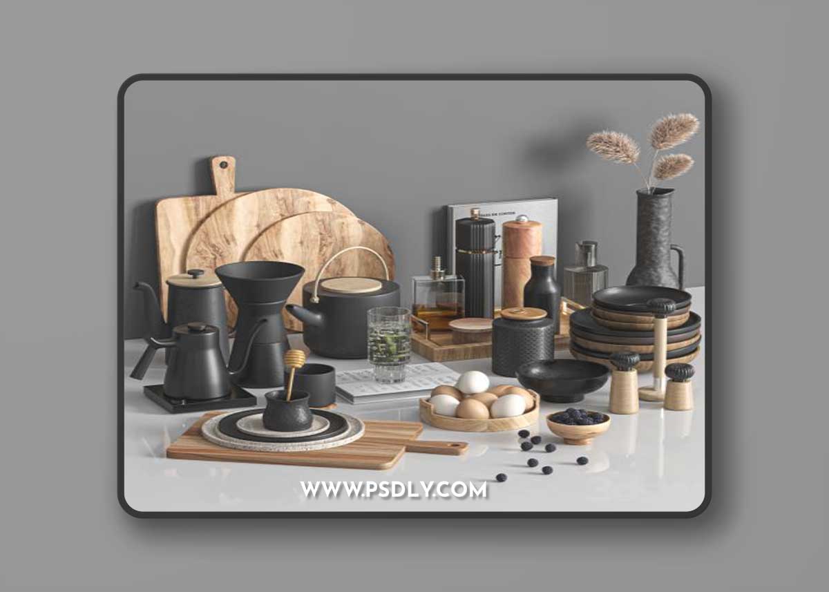 kitchen accessories007 3D Model