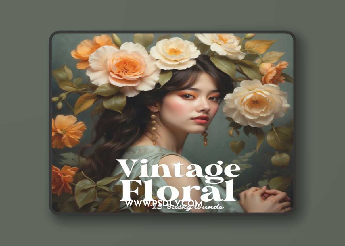 15 Vintage Floral Backgrounds