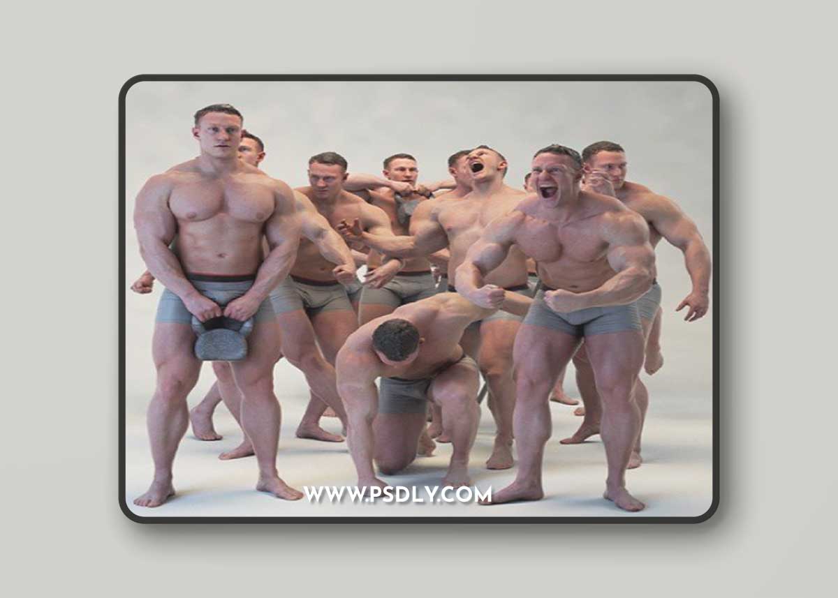 3D Scan Store – Male 06 Mega Bundle 3D Model