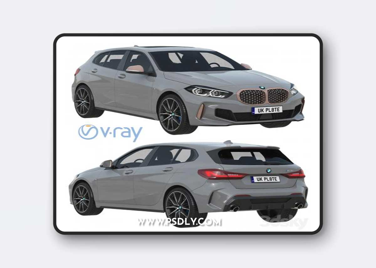 BMW M135i 2022 3D Model