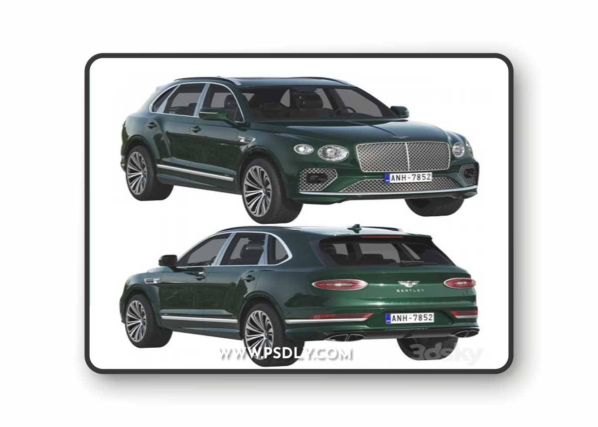 Bentley Bentayga Hybrid 2021 3D Model