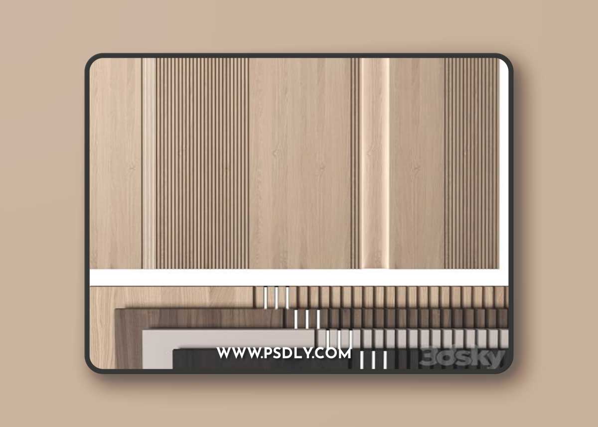Decorative Wall Panel 3D Model