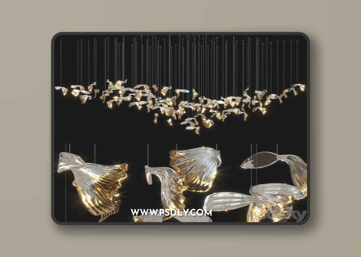 Droplight Vargov Design - Goldfish 3D Model