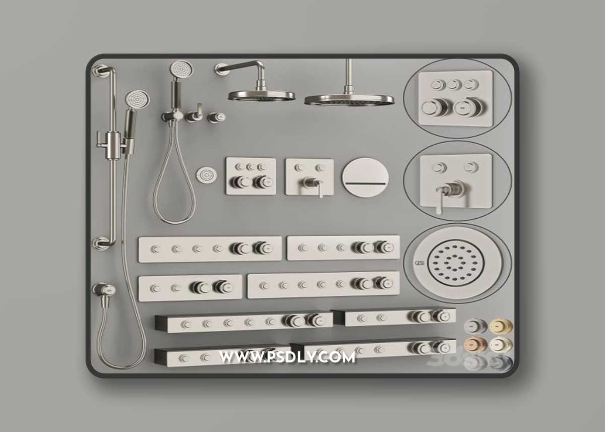 GESSI Hi Fi Eclectic bathroom faucet set