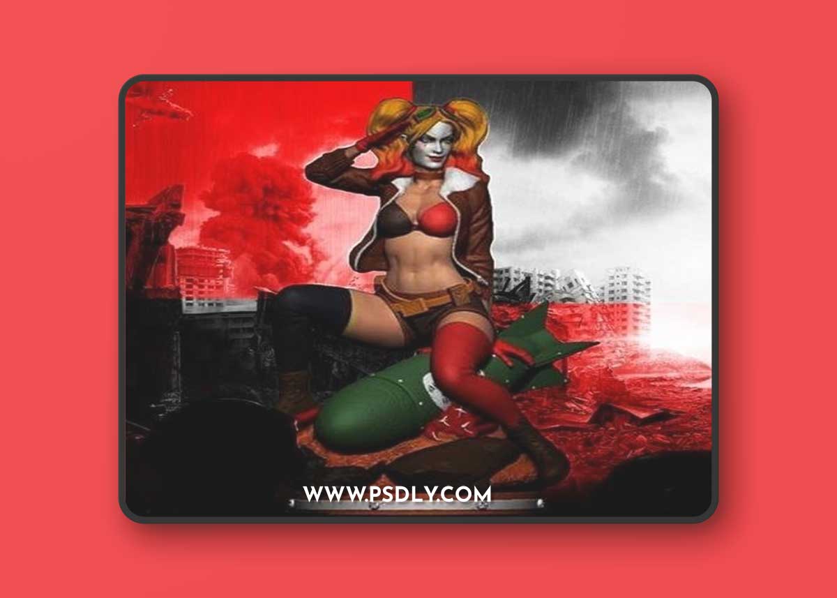 Harley Quinn Bombshell – 3D Print Model