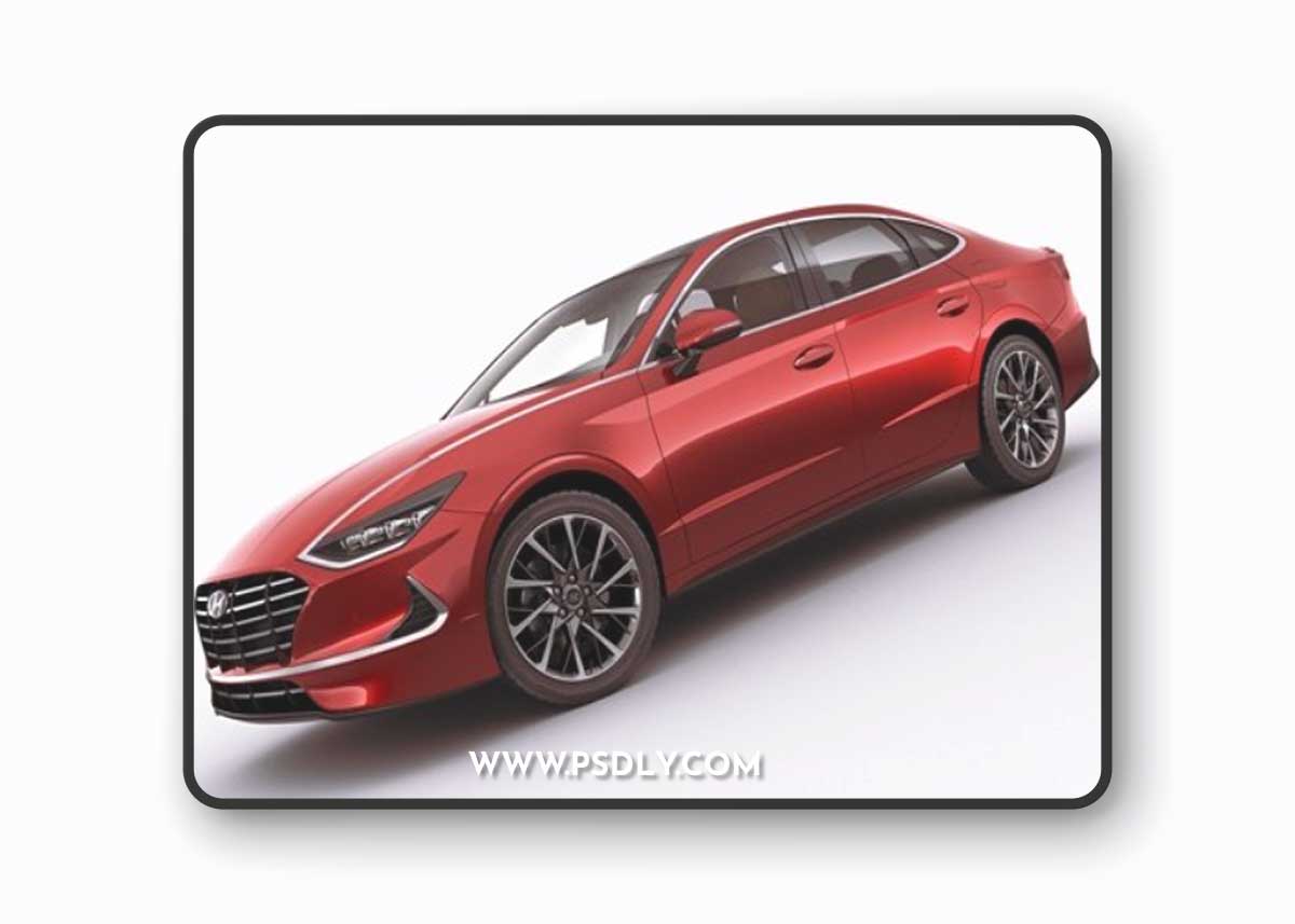 Hyundai Sonata 2020 3D Model