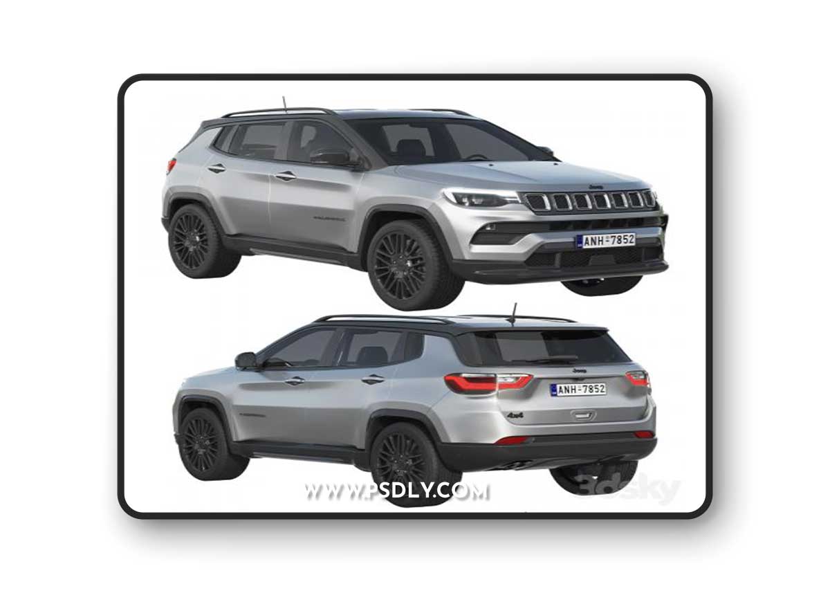 Jeep Compass 2022 3D Model