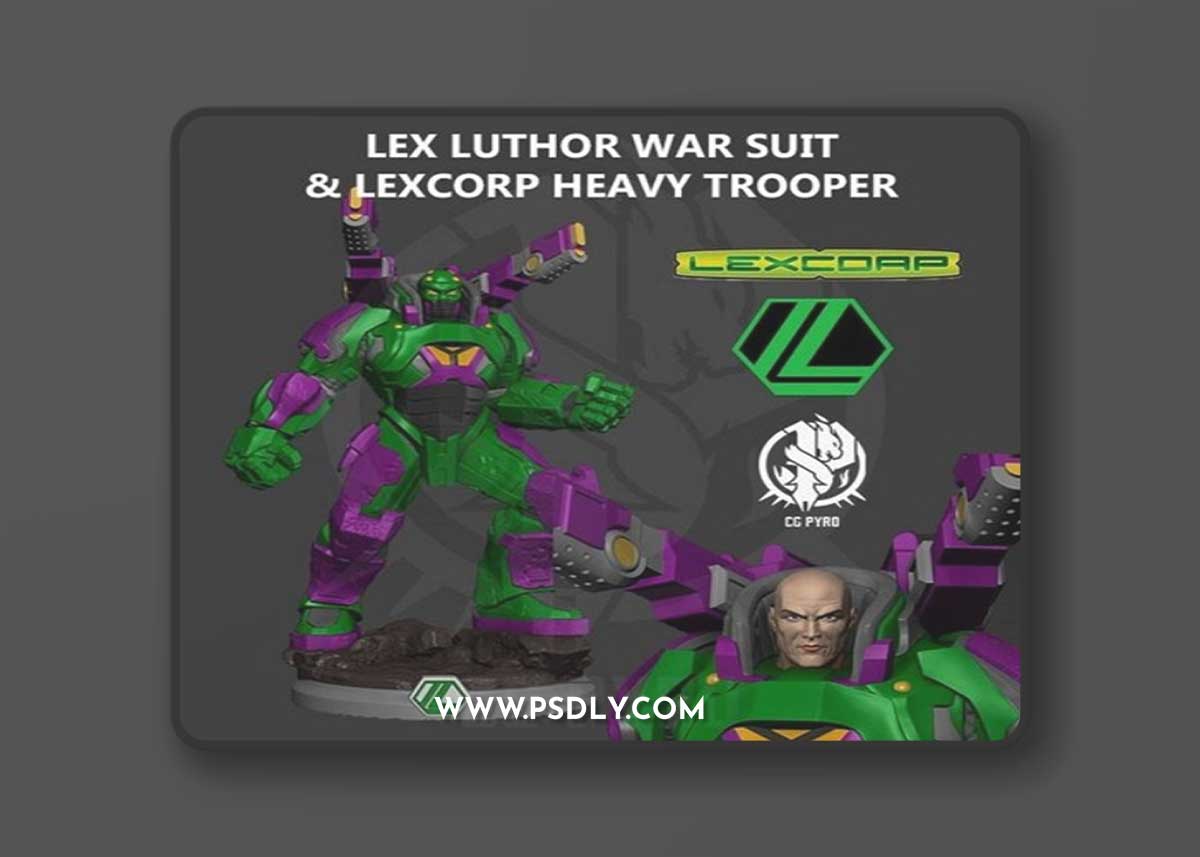Lex Luthor Warsuite & Lexcorp Heavy Trooper – 3D Print Model