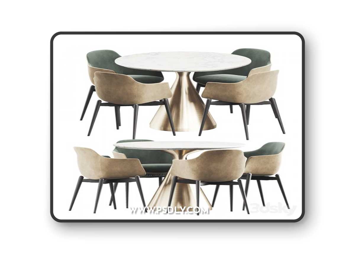 Marelli & West elm Silhouette dining set