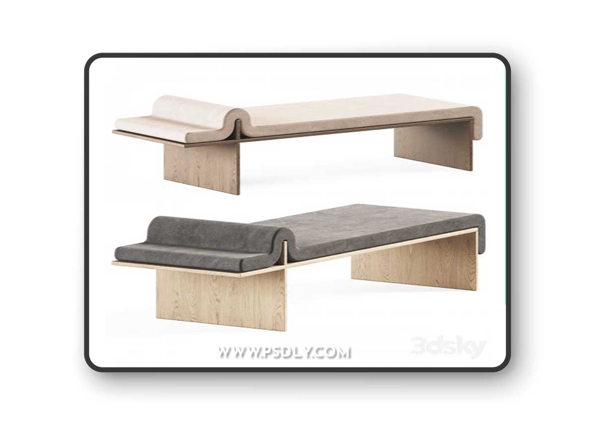 Melt Daybed By Bower Studio / Upholstered bench