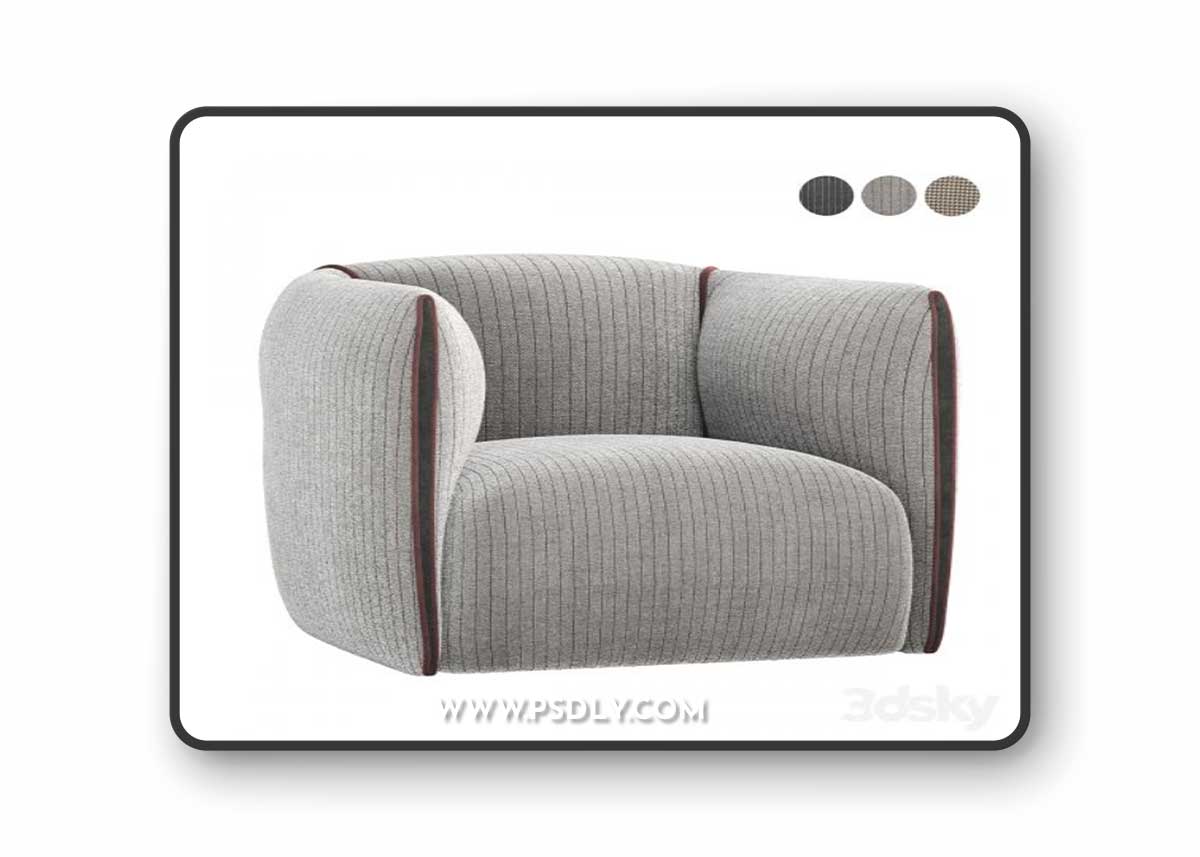 Mia armchair Designed by Francesco Bettoni